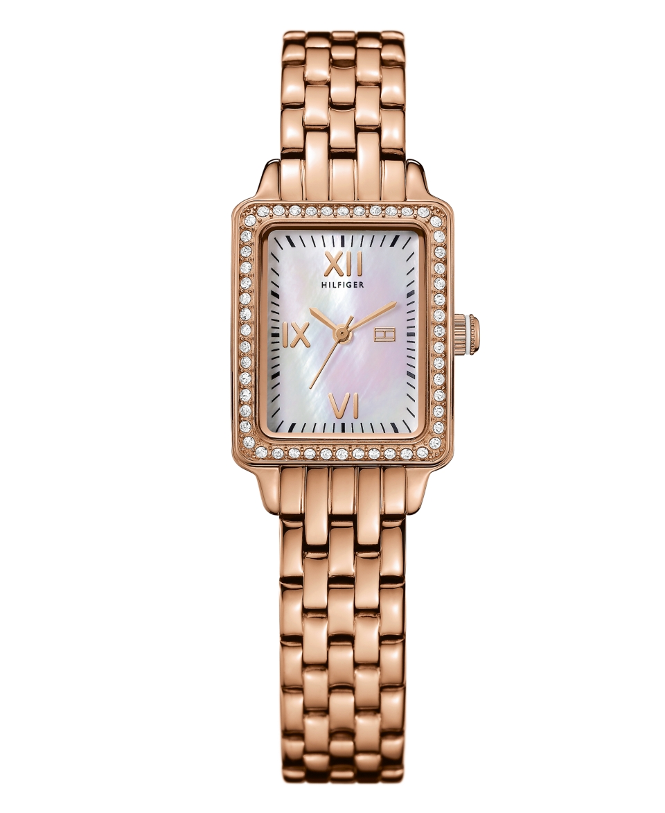 Tommy Hilfiger Watch, Womens Whitney Rose Gold tone Stainless Steel