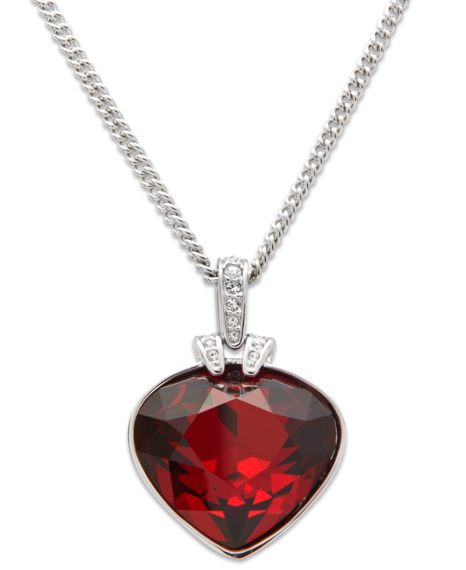 Swarovski Necklace, Oceanic Red Crystal Pendant   Fashion Jewelry