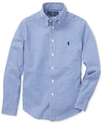 Big Boys Cotton Poplin Shirt
