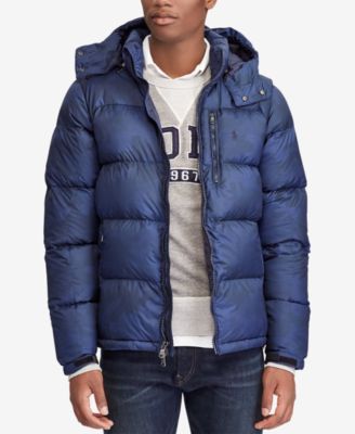 polo water repellent down jacket