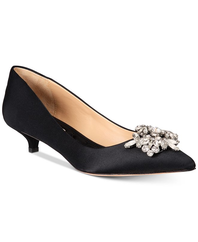 badgley mischka vail kitten heel