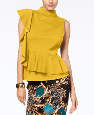 thalia sodi peplum top