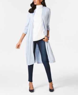 petite duster cardigan