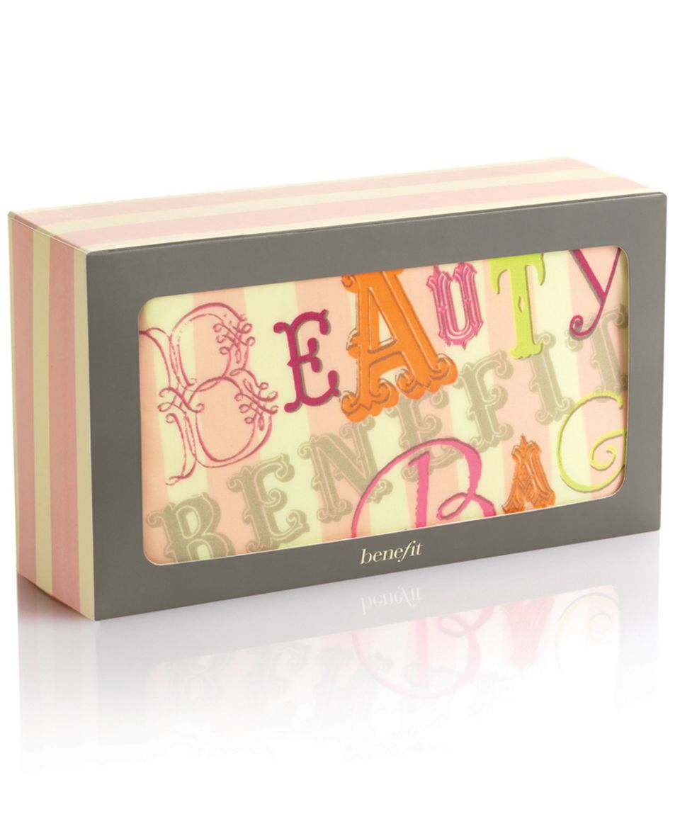 Benefit Travel Beauty Bag   travel size makeup essentials bag   Makeup