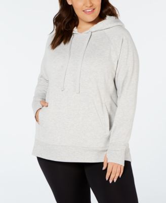 fleece lined hoodie plus size