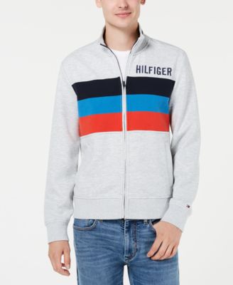 tommy hilfiger stripe logo hoodie