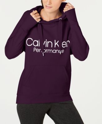 calvin klein performance logo hoodie