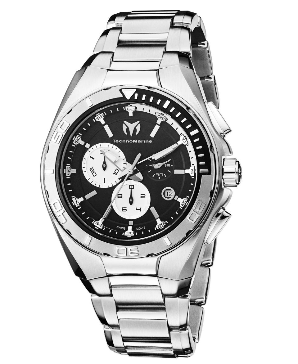TechnoMarine Watch, Unisex Swiss Chronograph Cruise Steel Stainless