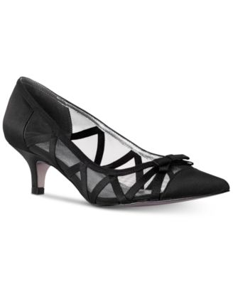 adrianna papell lacy evening pumps