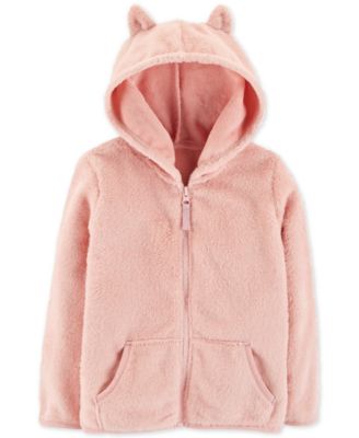 sherpa hoodie toddler girl