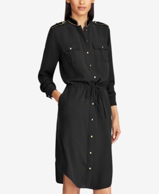 georgette shirt dress