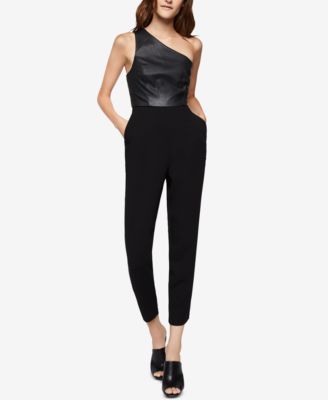 bcbg one shoulder jumpsuit