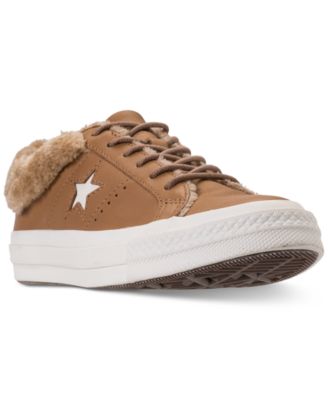 Star Ox Faux Fur Casual Sneakers 