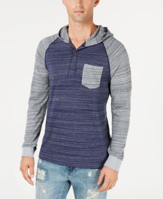 lightweight henley hoodie