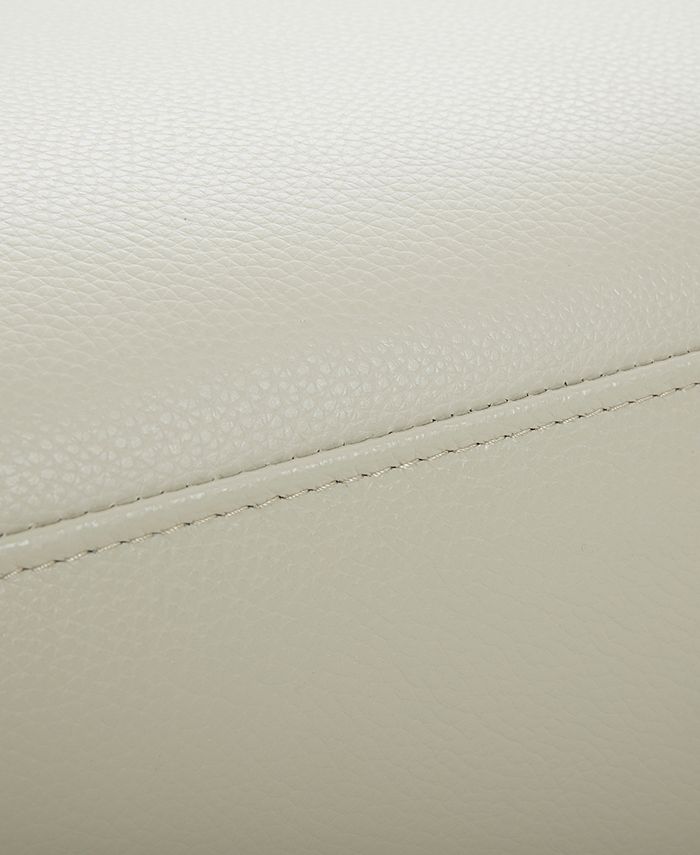 Furniture CLOSEOUT! Mossley 129" 3Piece Leather "L" Sectional Sofa