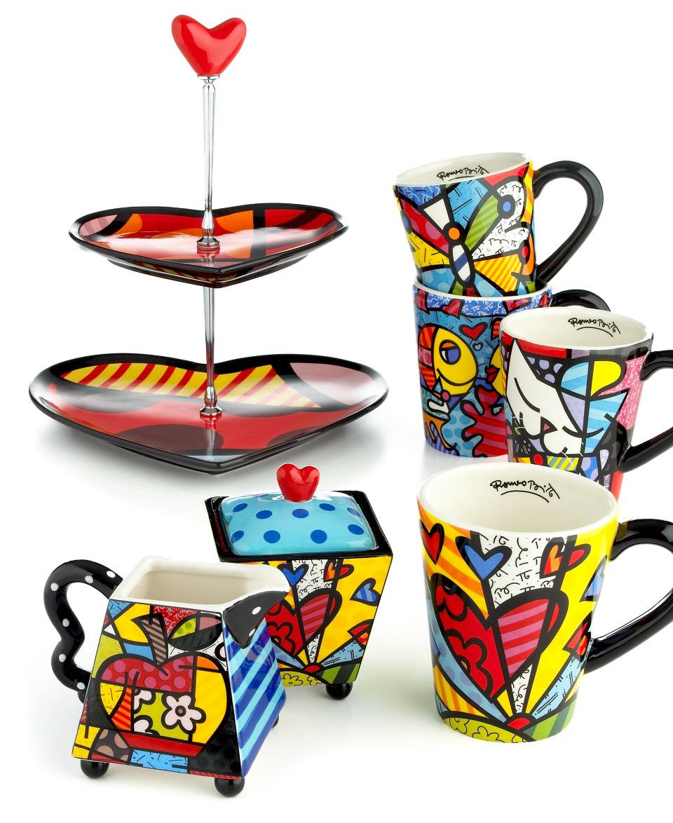 Romero Britto Dinnerware, Britto Entertaining Collection