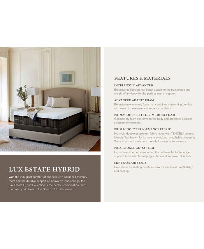 MacyBed by Serta Resort 13" Plush Euro Pillow Top Mattress Full