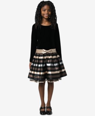 bonnie jean velvet dress