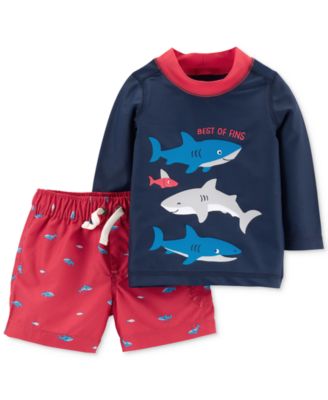 carter's shark swimsuit