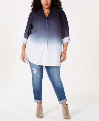 macys plus size pants and tops