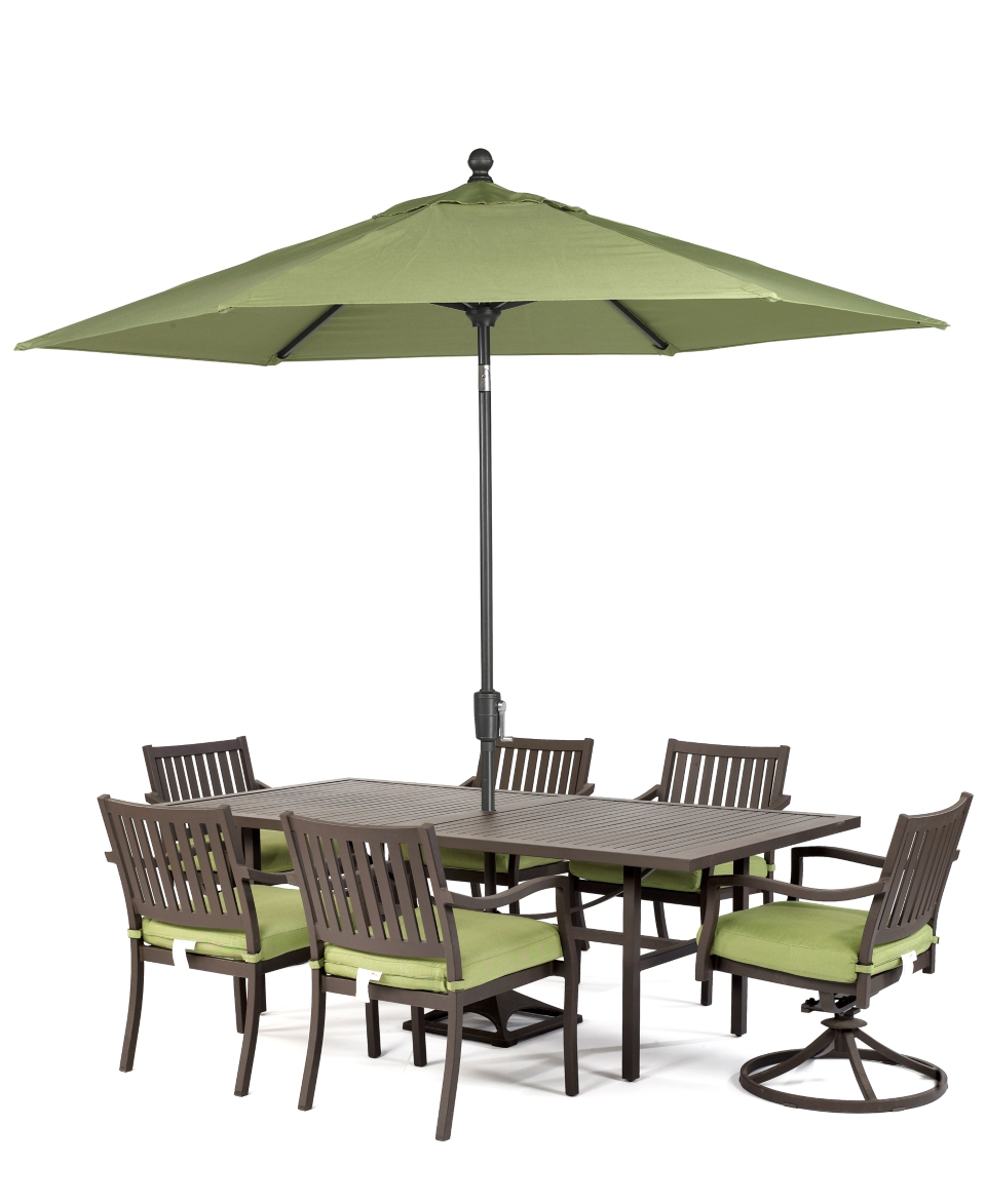 Madison Outdoor Patio Furniture, 7 Piece Set (84 x 42 Dining Table