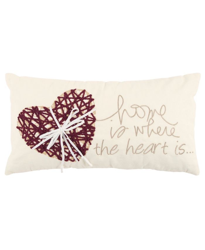 Rizzy Home 11 X 21 Heart Pillow Collection Reviews Home Macy S There's a problem loading this menu right now. macy s