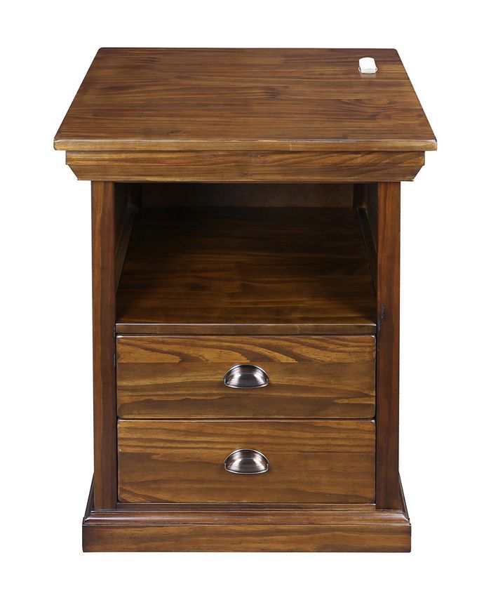 Yu Shan Lincoln Nightstand with Concealed Compartment ...