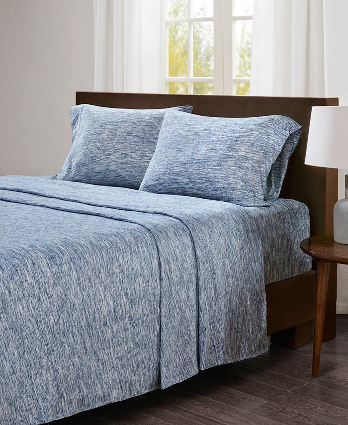 Urban Habitat Space Dyed Queen Cotton Jersey Knit Sheet Set & Reviews