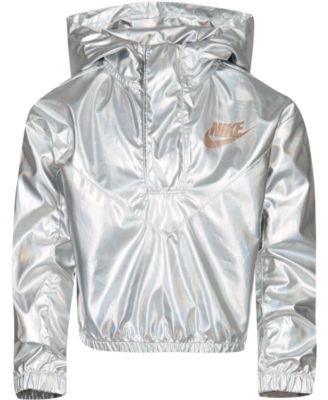 nike sportswear metallic jacket