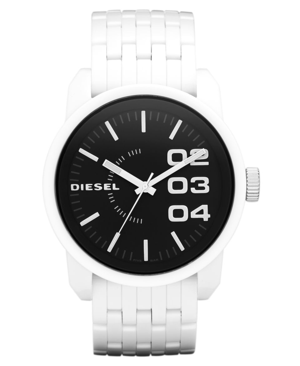 Diesel Watch, White Silicone Strap 48x43mm DZ1321   All Watches