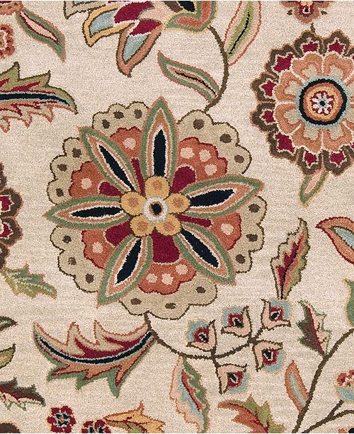 Surya Athena Ath 5035 Dark Brown 6 X 9 Area Rug Reviews Rugs Macy S