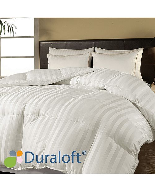 Blue Ridge 500 Thread Count Damask Stripe Duraloft Down Alternative Twin Comforter Reviews Comforters Bed Bath Macy S