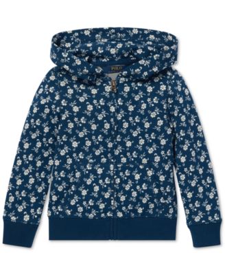 girls floral hoodie