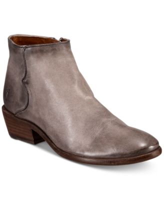 Carson Piping Leather Booties 