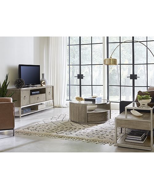 Furniture Esme Table Furniture 2 Pc Set Round Coffee Table Chairside Table Reviews Furniture Macy S