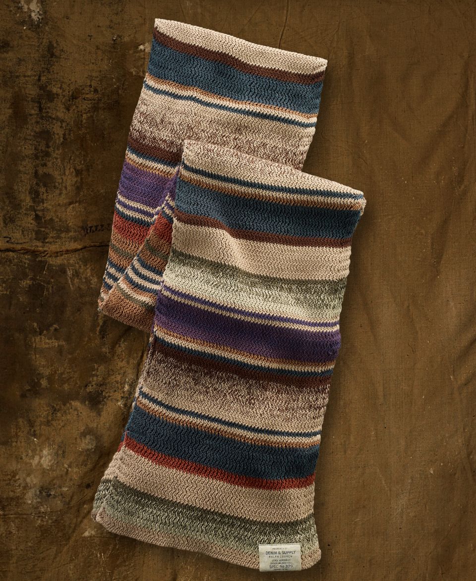 Denim & Supply Ralph Lauren Scarf, Baja Stripe