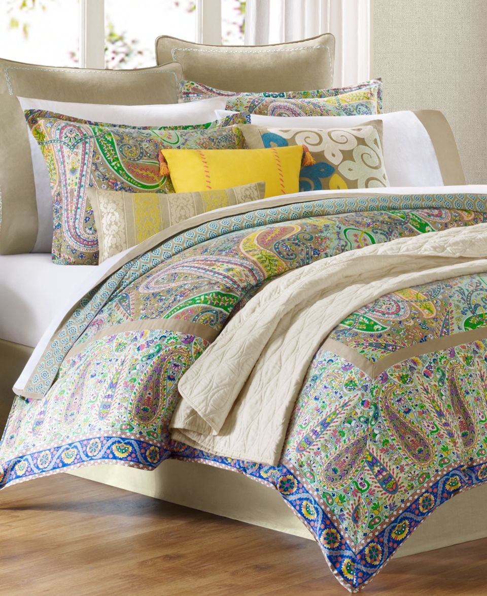 Echo Bedding, Gramercy Paisley Comforter Sets   Bedding Collections