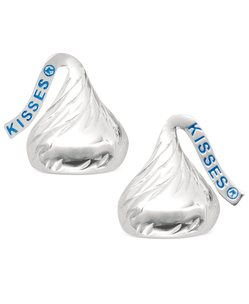 Sterling Silver Hersheys Kiss Earrings, Stud Earrings   Earrings