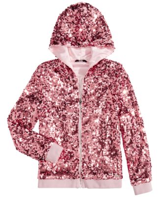 girls sequin hoodie