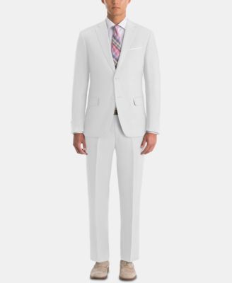 ralph lauren white linen suit