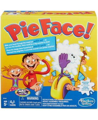 pie in the face game