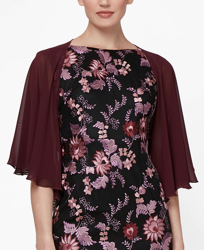 sheer capelet