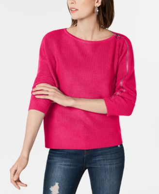 macy's off the shoulder sweater