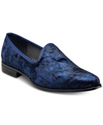 stacy adams blue suede shoes