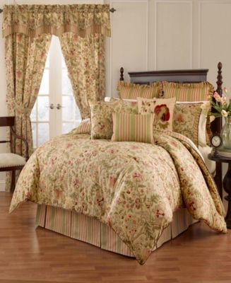 Waverly Imperial Dress Porcelain 4pc King Comforter Set Reviews Bedding Collections Bed Bath Macy S