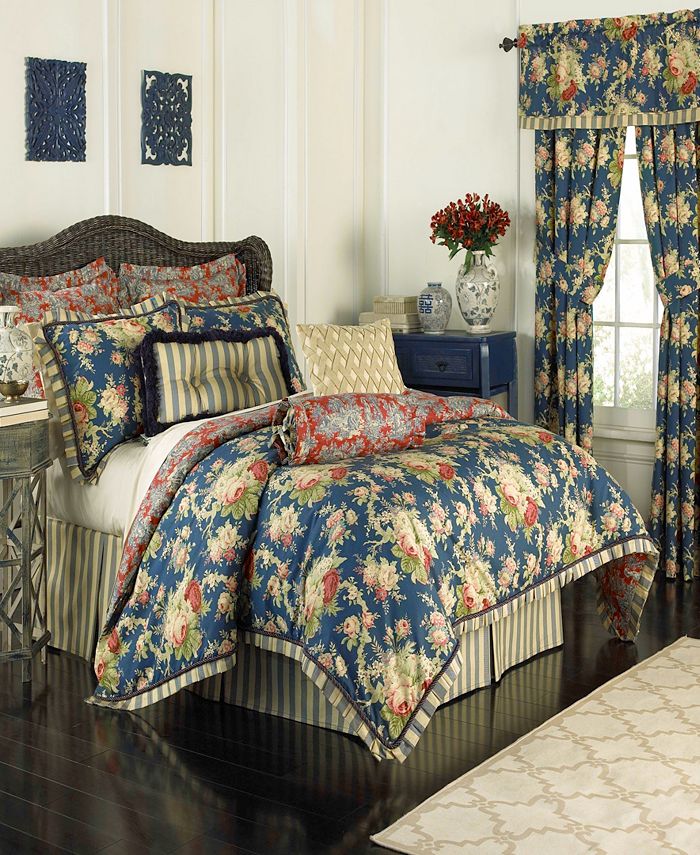 Waverly Sanctuary Rose Queen Comforter Set Reviews Designer Bedding Bed Bath Macy S
