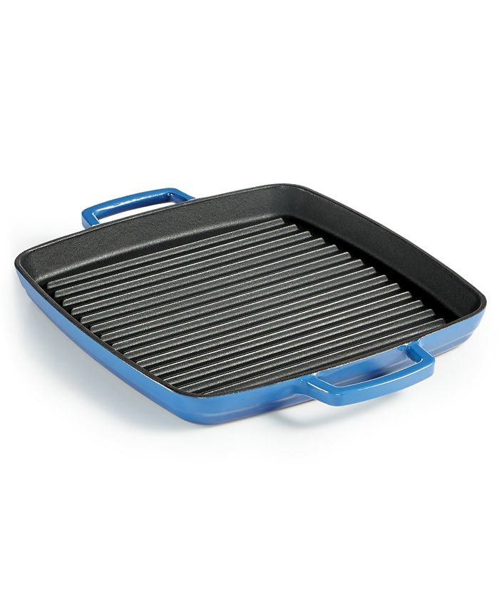 Martha Stewart Collection Enameled Cast Iron 11" Grill Pan, Created for
