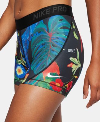 nike pro ultra femme printed shorts