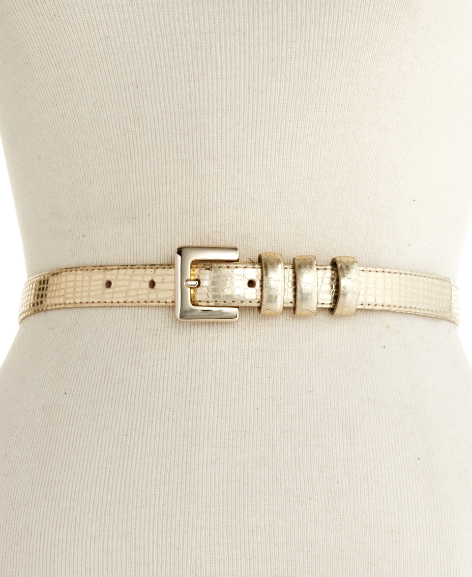 michael michael kors belt logo square buckle orig $ 48 00 35 99