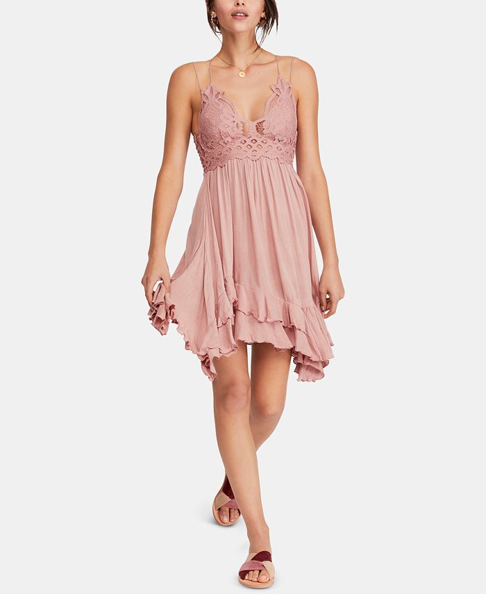 Free People Adella Lace Mini Dress Reviews Dresses Women Macy S The top of this dress is amazing! adella lace mini dress